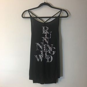 NWOT running wild animal print tank